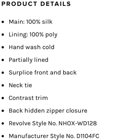 NICHOLAS Floral Chain Neck Wrap Silk Dress - Picture 15 of 15